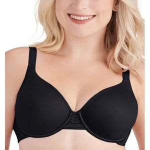 Vanity Fair Radiant Black Underwire Smoothing Bra